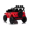 LEAN CARS Jeep Rubicon DK-JWR558 24V Rot Batteriebetriebenes Fahrzeug