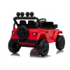 LEAN CARS Jeep Rubicon DK-JWR558 24V Rot Batteriebetriebenes Fahrzeug