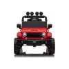 LEAN CARS Jeep Rubicon DK-JWR558 24V Rot Batteriebetriebenes Fahrzeug
