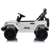 LEAN CARS Jeep Rubicon DK-JWR558 24V Weiß Batteriebetriebenes Kinderfahrzeug