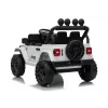 LEAN CARS Jeep Rubicon DK-JWR558 24V Weiß Batteriebetriebenes Kinderfahrzeug