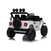 LEAN CARS Jeep Rubicon DK-JWR558 24V Weiß Batteriebetriebenes Kinderfahrzeug