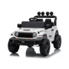 LEAN CARS Jeep Rubicon DK-JWR558 24V Weiß Batteriebetriebenes Kinderfahrzeug
