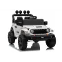 LEAN CARS Jeep Rubicon DK-JWR558 24V Weiß Batteriebetriebenes Kinderfahrzeug