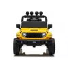 LEAN CARS Jeep Rubicon DK-JWR558 24V Gelb Batteriebetriebenes Kinderfahrzeug mit Fernbedienung