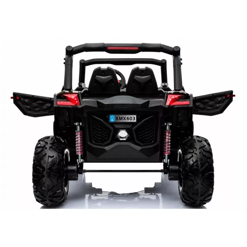 LEAN CARS Jeep XMX603 Elektrisches Kinderauto - Schwarz mit MP4