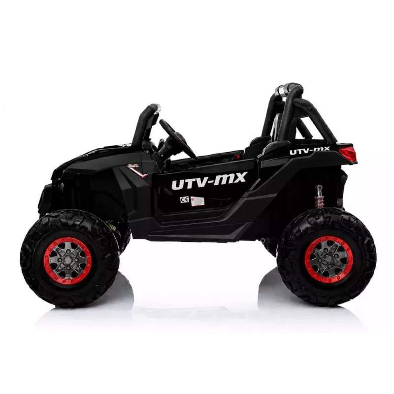 LEAN CARS Jeep XMX603 Elektrisches Kinderauto - Schwarz mit MP4