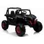 LEAN CARS Jeep XMX603 Elektrisches Kinderauto - Schwarz mit MP4