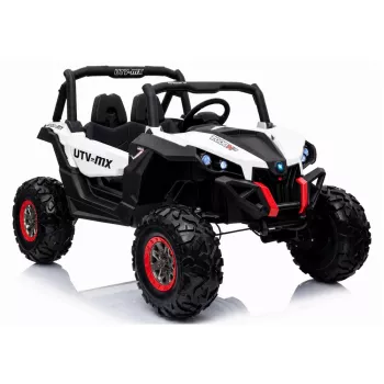 LEAN CARS Jeep XMX603 Elektrisches Kinderauto - Weiß mit MP4