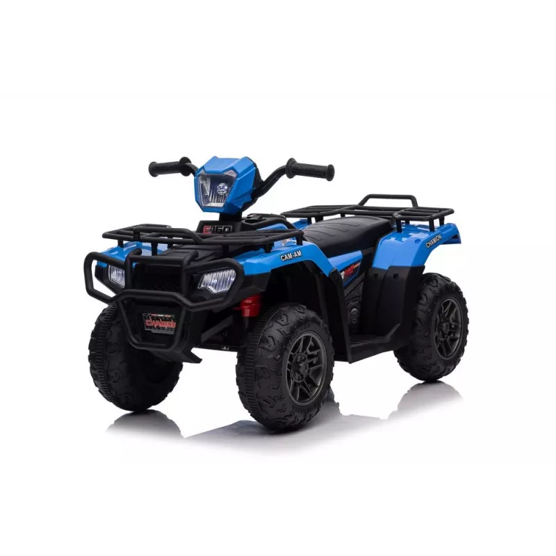LEAN CARS Kinder-Elektro-Quad JC915 Blau – 12V, 2x35W, EVA-Räder