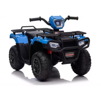 LEAN CARS Kinder-Elektro-Quad JC915 Blau – 12V, 2x35W, EVA-Räder