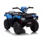 LEAN CARS Kinder-Elektro-Quad JC915 Blau – 12V, 2x35W, EVA-Räder