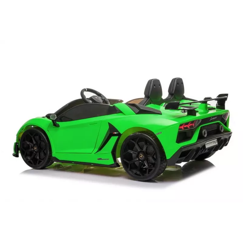 LEAN CARS Lamborghini Aventador SX2028 Elektro-Kinderauto für Kinder, Grün