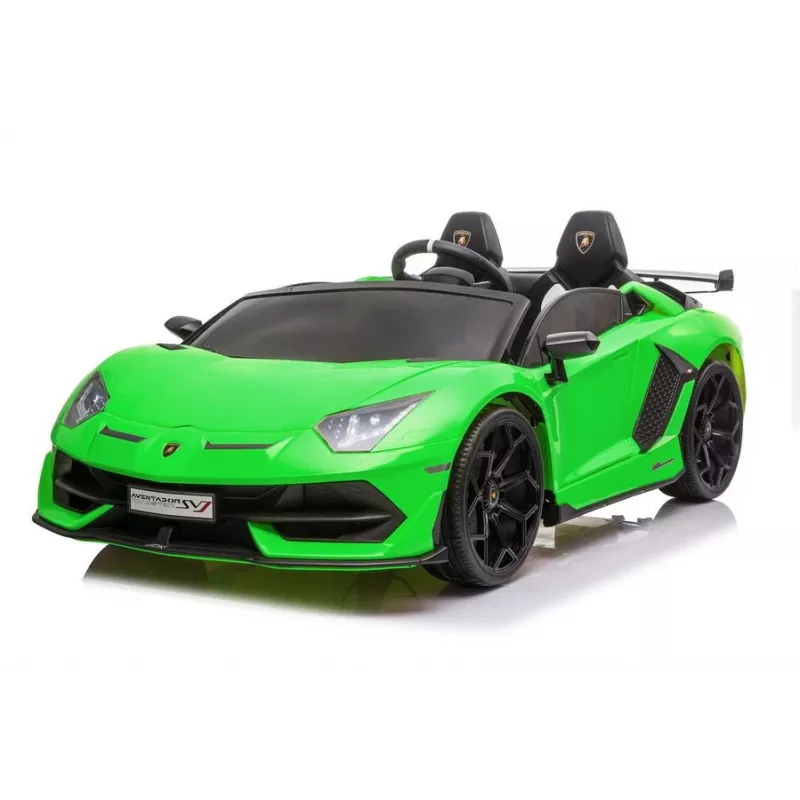 LEAN CARS Lamborghini Aventador SX2028 Elektro-Kinderauto für Kinder, Grün