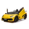 LEAN CARS Lamborghini Aventador SX2028 Elektrisches Kinderauto, Gelb