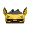 LEAN CARS Lamborghini Aventador SX2028 Elektrisches Kinderauto, Gelb