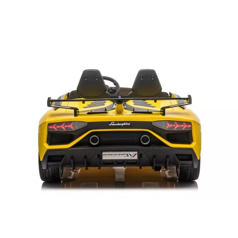 LEAN CARS Lamborghini Aventador SX2028 Elektrisches Kinderauto, Gelb