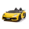 LEAN CARS Lamborghini Aventador SX2028 Elektrisches Kinderauto, Gelb