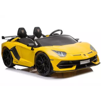 LEAN CARS Lamborghini Aventador SX2028 Elektrisches Kinderauto, Gelb
