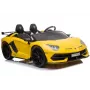 LEAN CARS Lamborghini Aventador SX2028 Elektrisches Kinderauto, Gelb