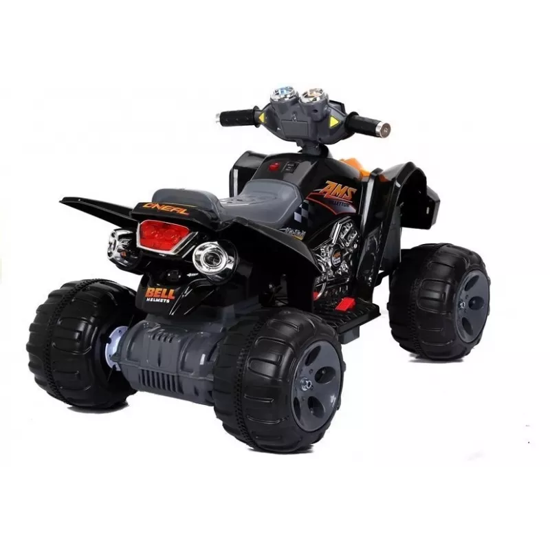 LEAN CARS Medium Quad Black - Elektrisches Kinderfahrzeug