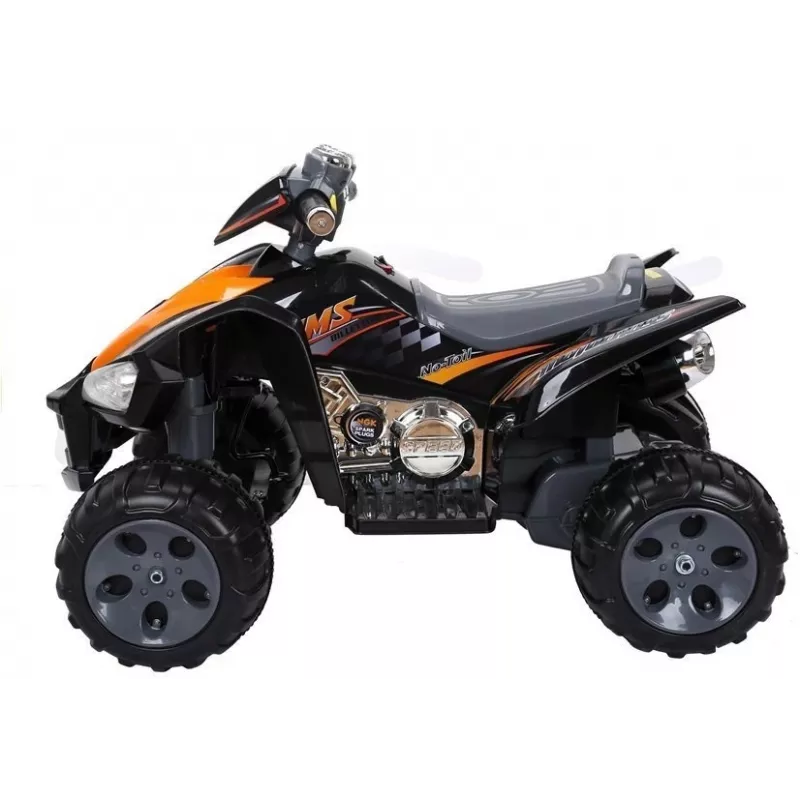 LEAN CARS Medium Quad Black - Elektrisches Kinderfahrzeug