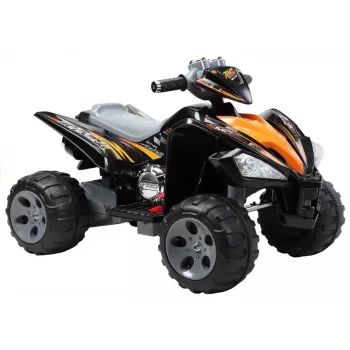 LEAN CARS Medium Quad Black - Elektrisches Kinderfahrzeug