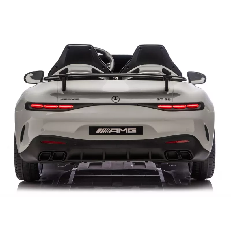 LEAN CARS Mercedes AMG DK-GT63 24V Light Gray Battery-Powered Vehicle