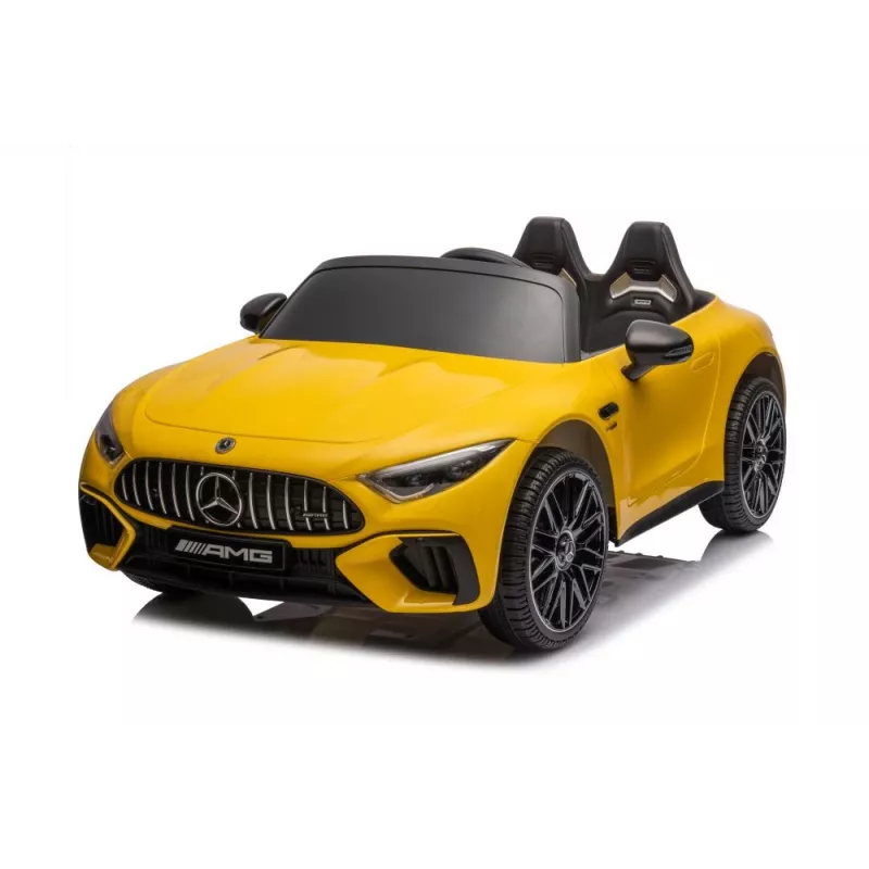 LEAN CARS Mercedes AMG SL63 Batterieauto, Gelb lackiert