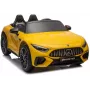 LEAN CARS Mercedes AMG SL63 Batterieauto, Gelb lackiert