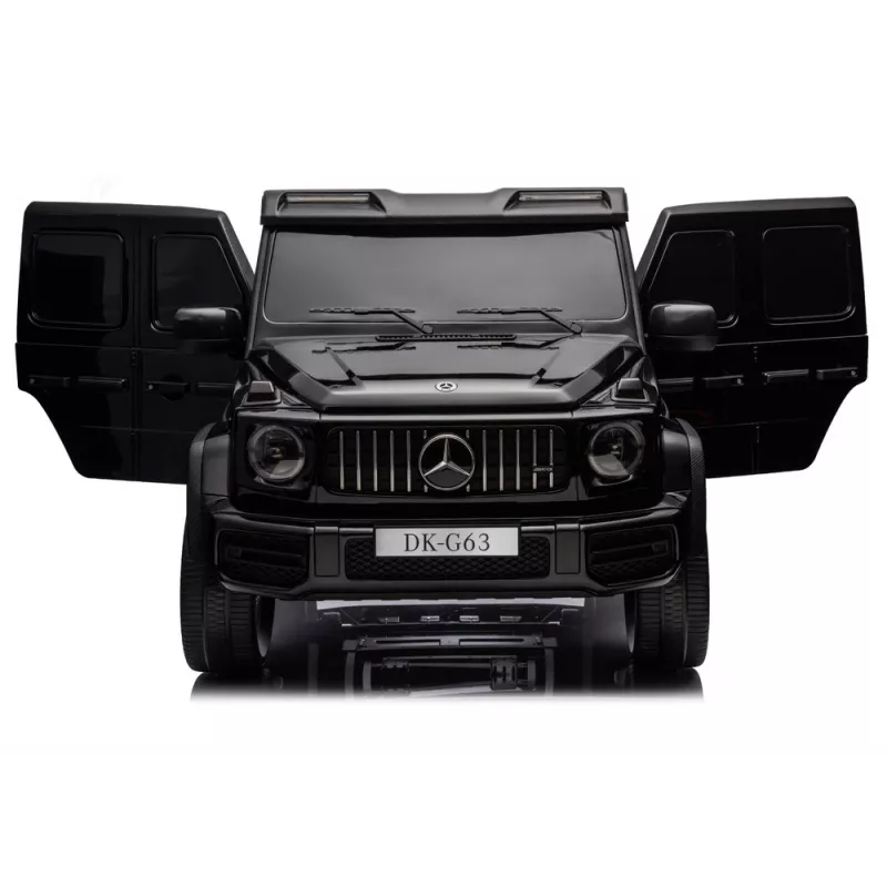 LEAN CARS Mercedes G63 XXL MP4 24V 4x4 Black Ride-On Car mit Fernbedienung