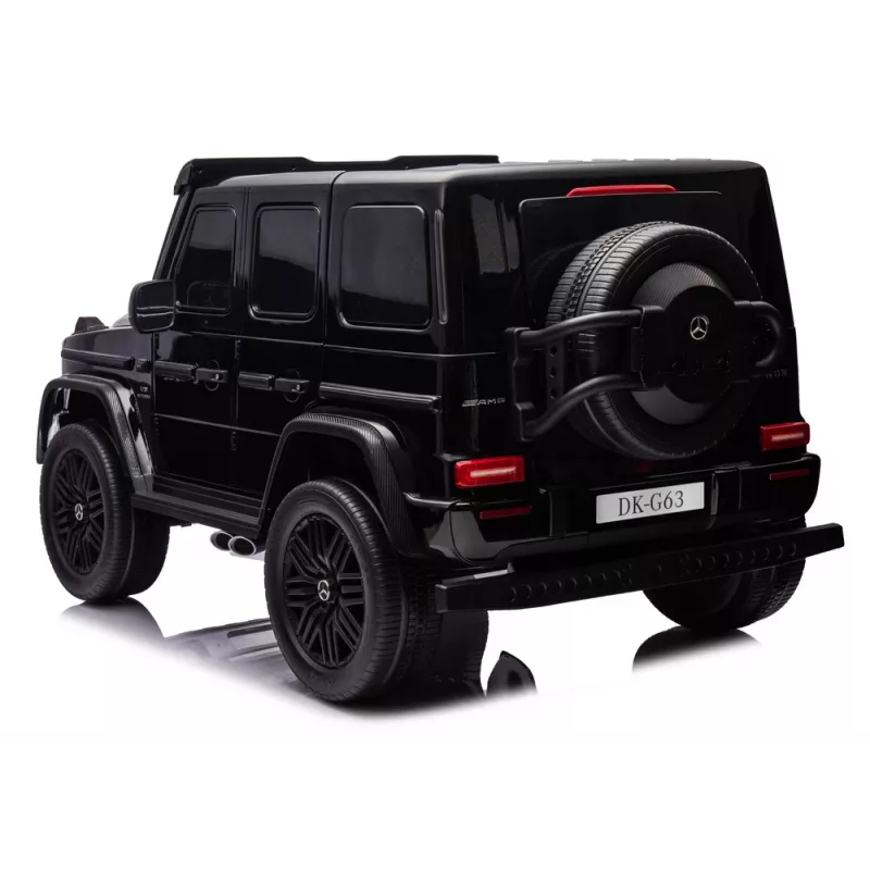 LEAN CARS Mercedes G63 XXL MP4 24V 4x4 Black Ride-On Car mit Fernbedienung
