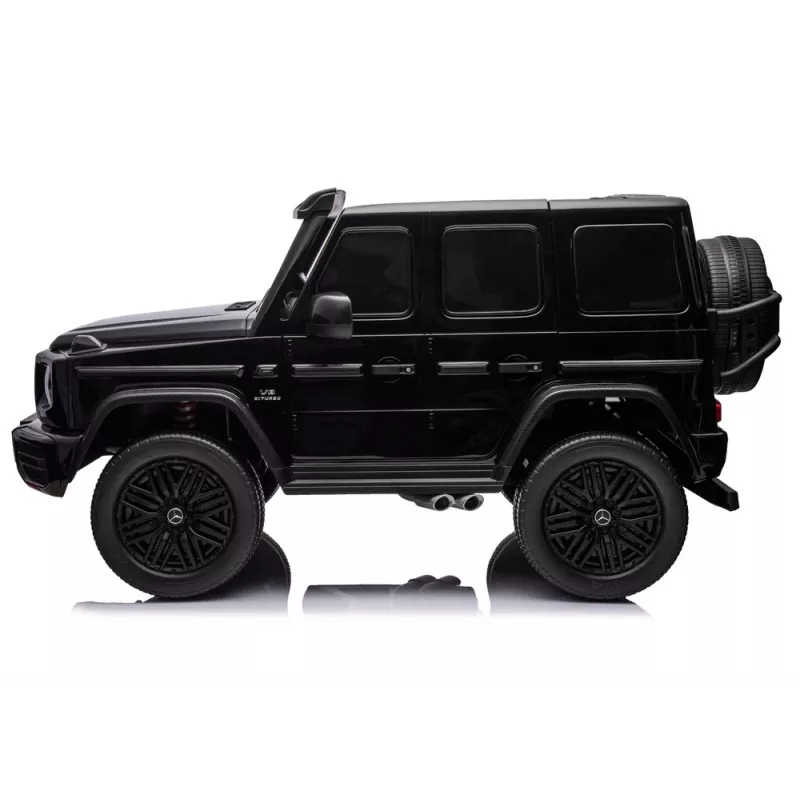 LEAN CARS Mercedes G63 XXL MP4 24V 4x4 Black Ride-On Car mit Fernbedienung