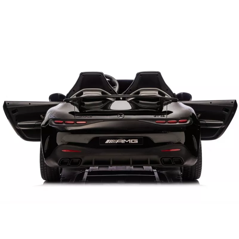 LEAN CARS Mercedes GT63 AMG DK-GT63 24V LCD Black Painted Battery Car