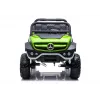 LEAN CARS Mercedes Unimog 12V Elektro-Kinderauto Grün