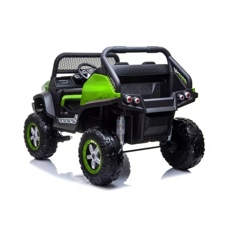 LEAN CARS Mercedes Unimog 12V Elektro-Kinderauto Grün