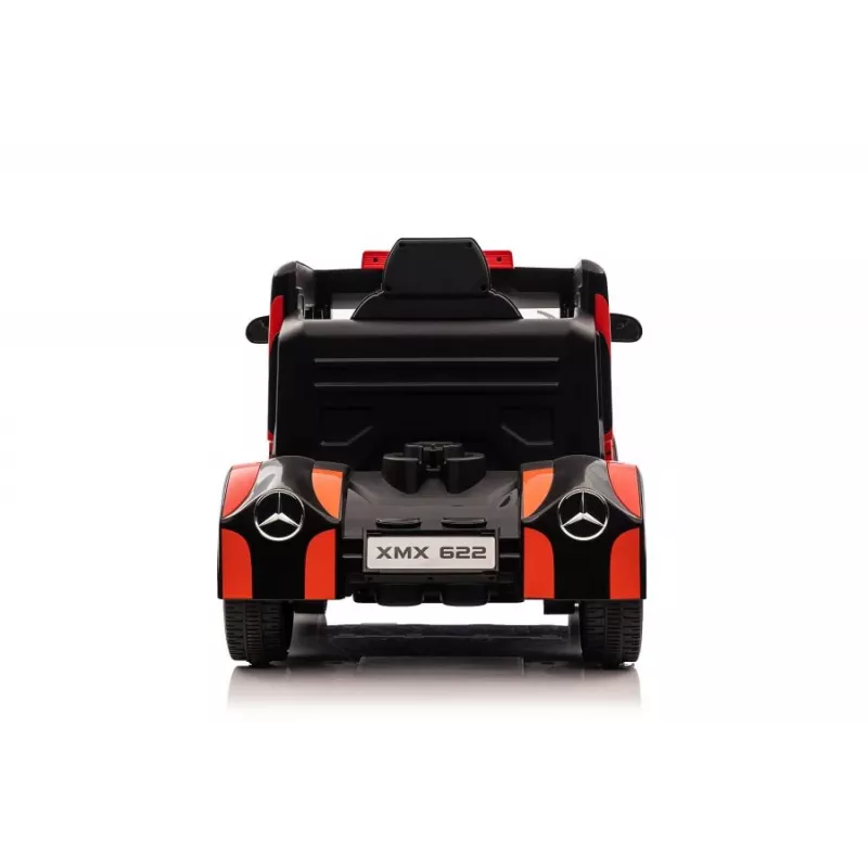 LEAN CARS Mercedes XMX622 Red Ride-On Truck mit LED-Leuchten