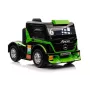 LEAN CARS Mercedes XMX622 Truck mit Akku, LED-Leuchten, Pilotfunktion, Grün