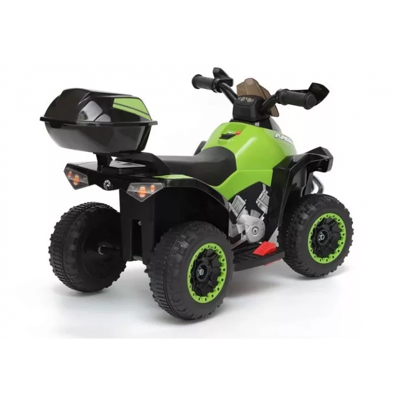 LEAN CARS Q Quad Elektro-Quad GTS1188-A Grün LED-Lichter Musik Aufbewahrungsbox