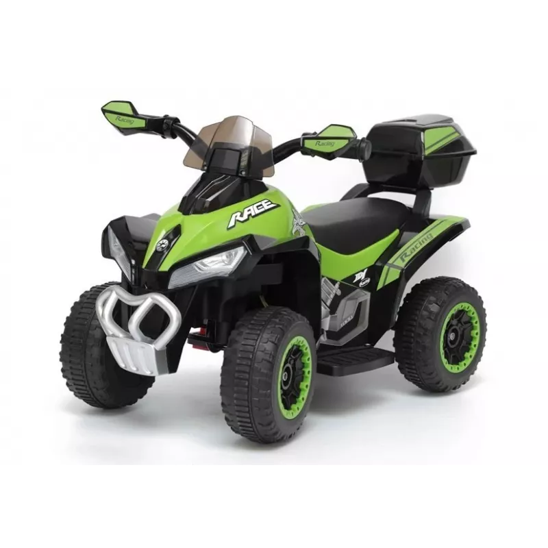 LEAN CARS Q Quad Elektro-Quad GTS1188-A Grün LED-Lichter Musik Aufbewahrungsbox