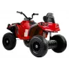 LEAN CARS Quad BDM0906 Elektro-Kinderfahrzeug mit Luftreifen, LED-Leuchten, MP3 - Rot