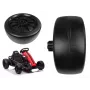 LEAN CARS Hinterrad für Go Kart SX1968 - 250mm EVA-Schaumstoff-Ersatzrad (Schwarz)