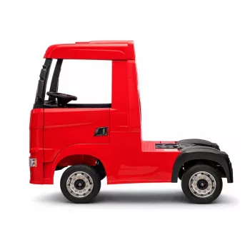 LEAN CARS Scania 500R HL698 12V Elektro-Kinderauto 4x4 Rot lackiert mit Fernbedienung