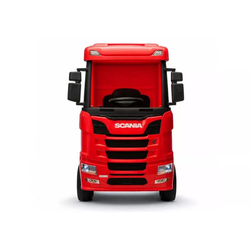 LEAN CARS Scania 500R HL698 12V Elektro-Kinderauto 4x4 Rot lackiert mit Fernbedienung