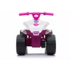 LEAN CARS TR1805 Elektrisches Quad zum Aufsitzen Weiß-Rosa
