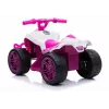 LEAN CARS TR1805 Elektrisches Quad zum Aufsitzen Weiß-Rosa