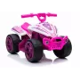 LEAN CARS TR1805 Elektrisches Quad zum Aufsitzen Weiß-Rosa