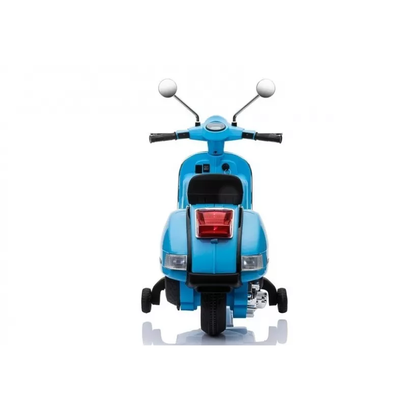 LEAN CARS Vespa Scooter Elektrisches Kinder-Motorrad - Blau