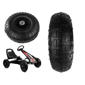 LEAN CARS Rad für A15 Gokart Schwarz