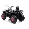 LEAN CARS XMX607 Elektrisches Quad für Kinder mit LED-Leuchten und MP3 - Schwarz